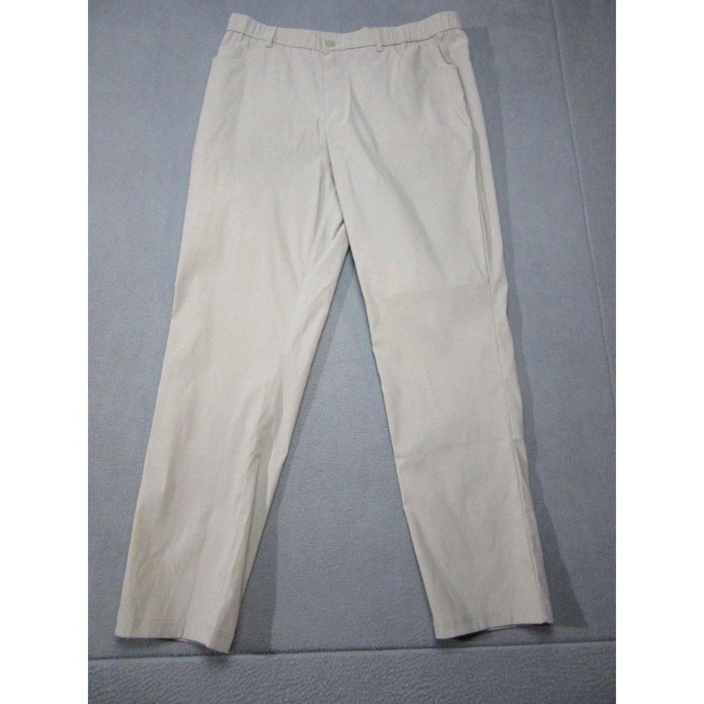 Bearbottom Pants Mens XL Beige Nylon Stretch Chino Casual Outdoor Hiking